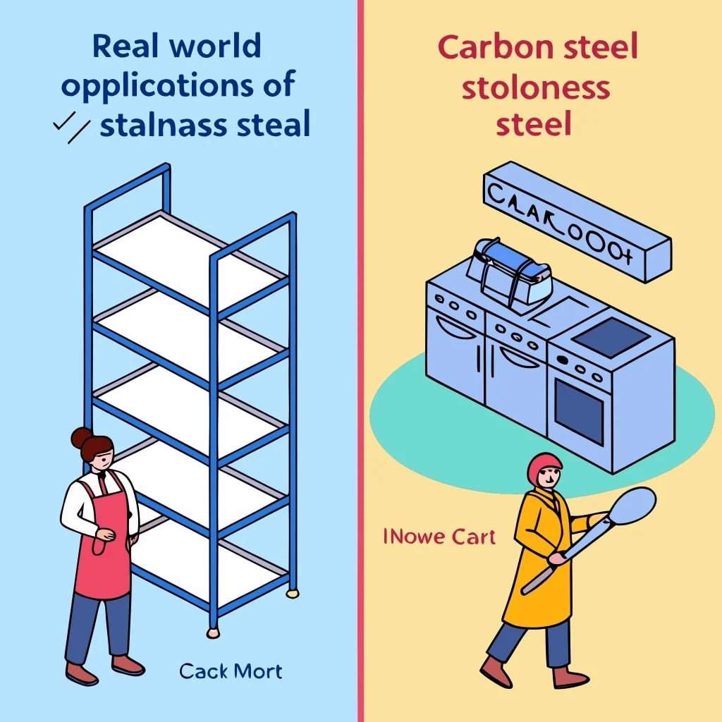 Carbon Steel and Stainless Steel Applications Sheet metal product applications
