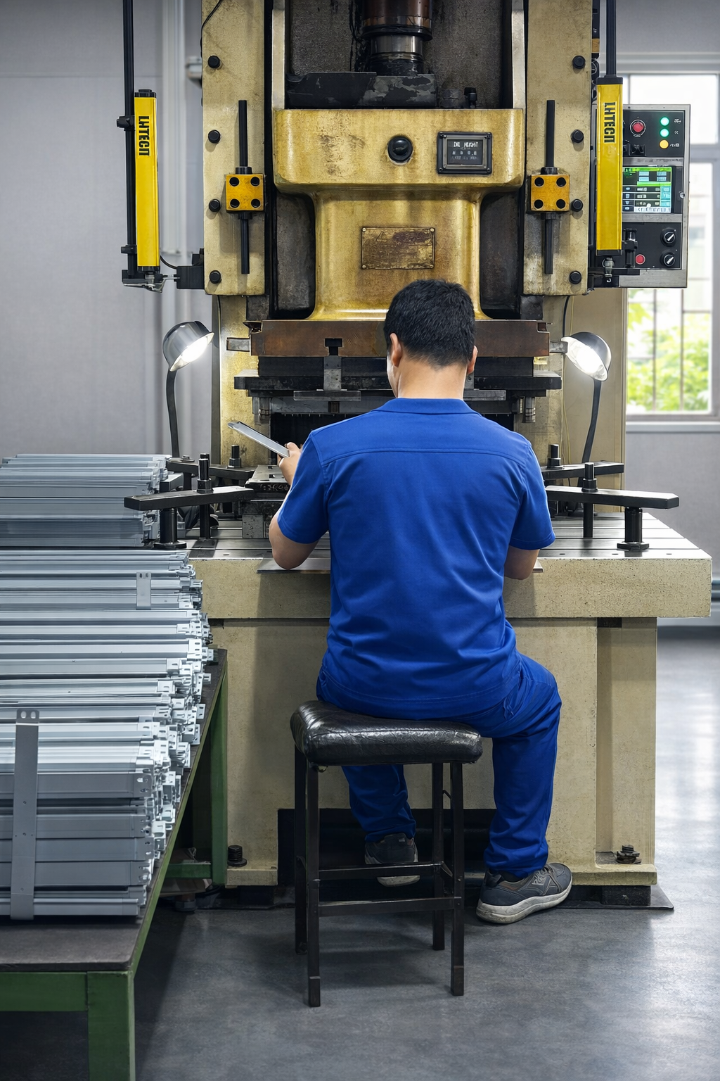 CNC punching workshop