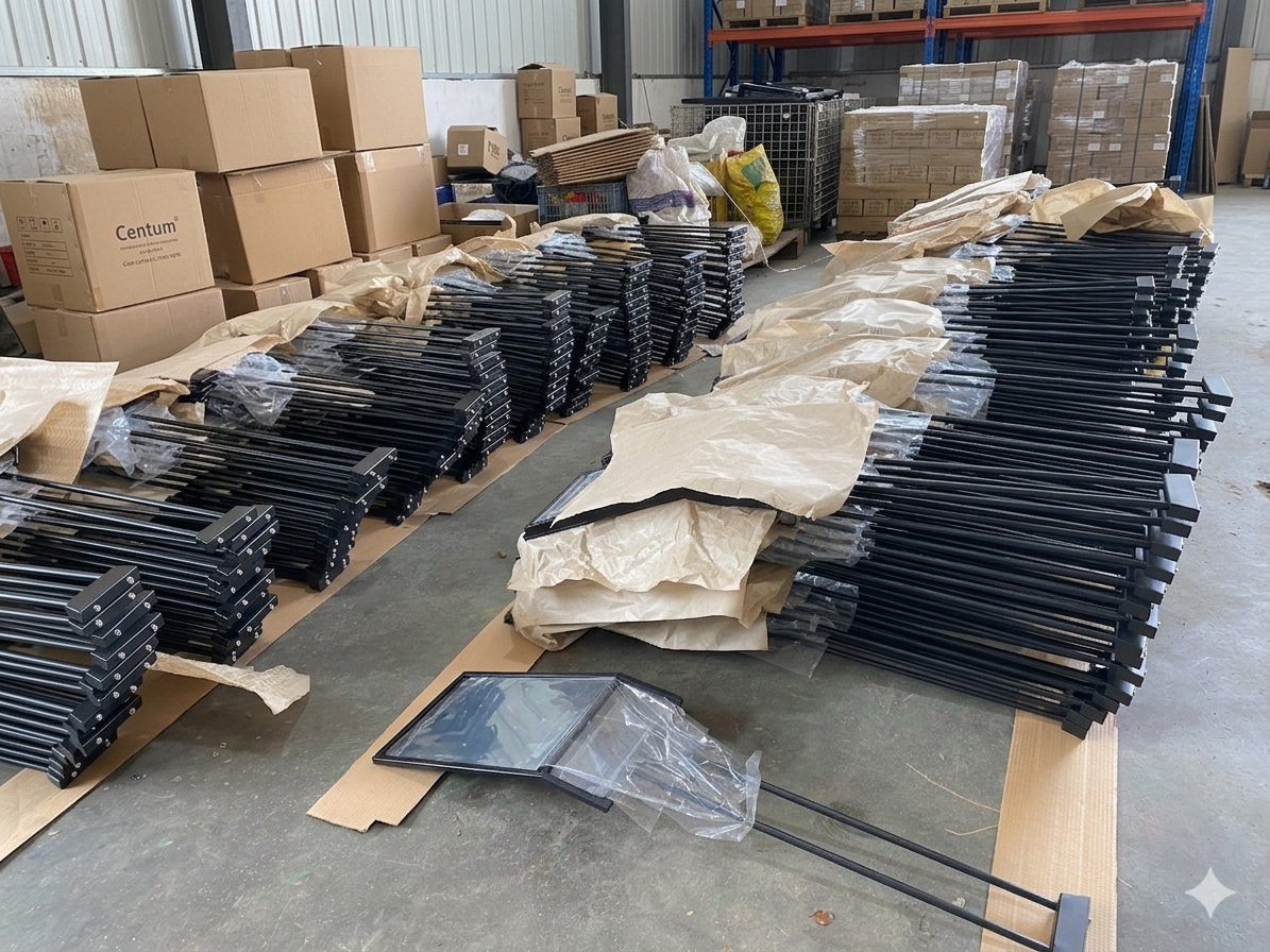 Retail display structure fabrication case